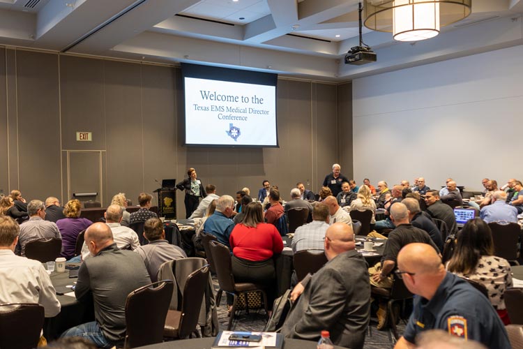 Attendees in Lecture Room | Texas Chapter of NAEMSP EMS Medical Director Conference